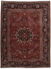 8x11 Authentic Hand-knotted Persian Heriz Rug - Iran - bestrugplace