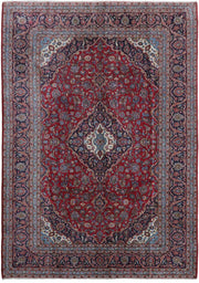 8' x 12' Red Persian Kashan Rug