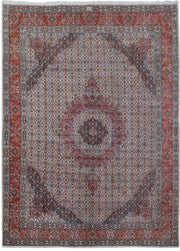 10' x 13' Multi Color Persian Signed Moud Rug