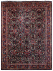 10' x 14' Multi Color Persian Signed Moud Rug