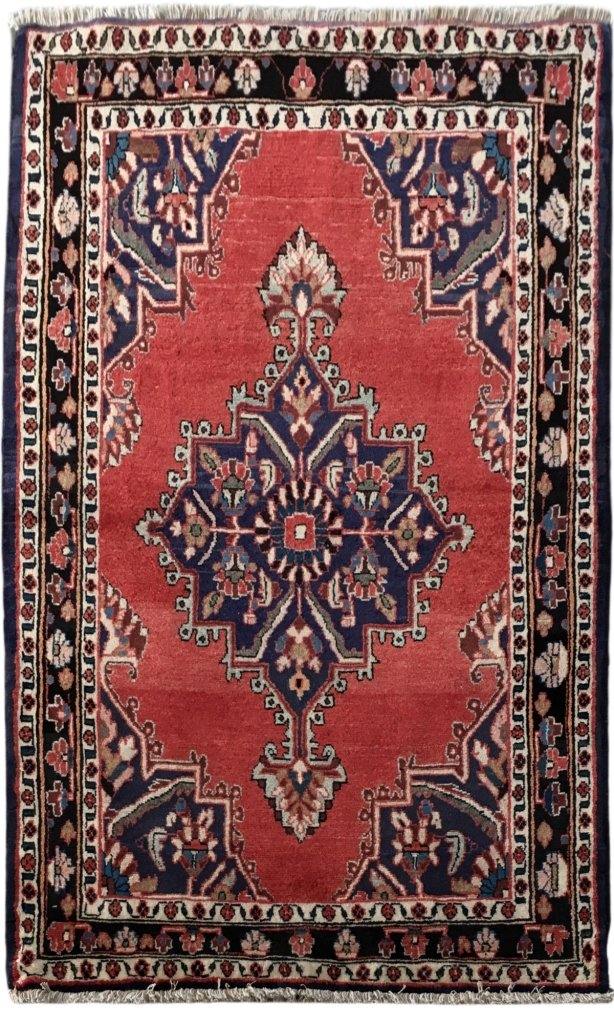 4x5 Authentic Hand-knotted Persian Hamadan Rug - Iran - bestrugplace