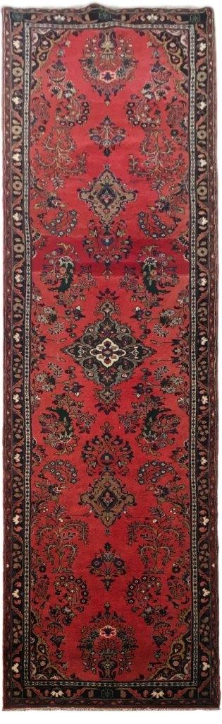 4x14 Authentic Hand-knotted Persian Hamadan Rug - Iran - bestrugplace