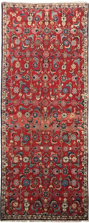 4x10 Authentic Hand-knotted Persian Mahalat Rug - Iran - bestrugplace