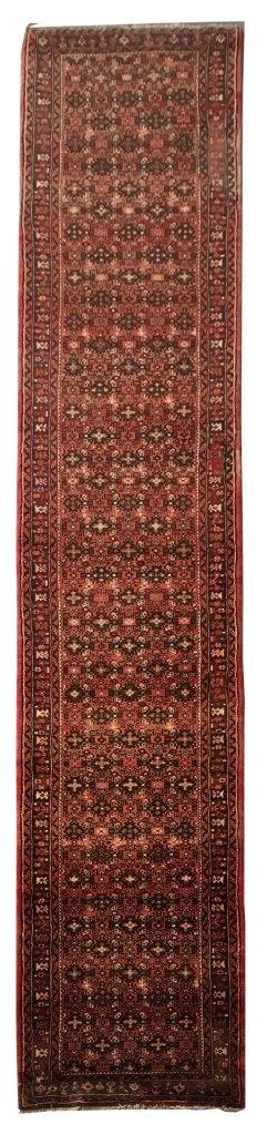 3x19 Authentic Hand-knotted Persian Hamadan Rug - Iran - bestrugplace