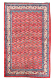 5' x 7' Red Persian Hamadan Rug