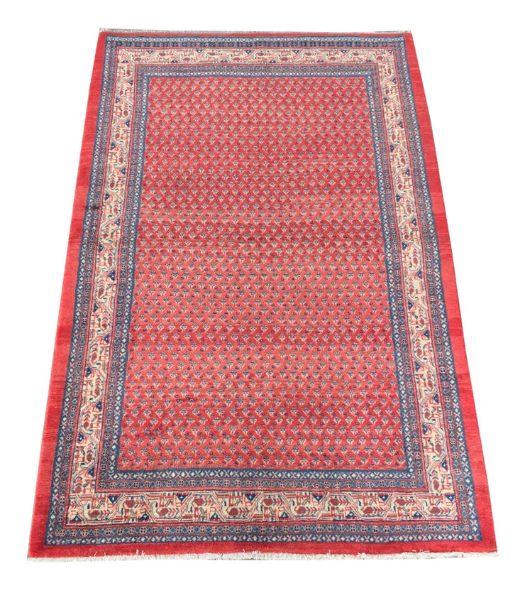 5' x 7' Red Persian Hamadan Rug