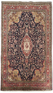 5x7 Authentic Hand-knotted Persian Jozan Rug - Iran - bestrugplace