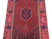 4' x 7' Red Persian Zanjan Rug