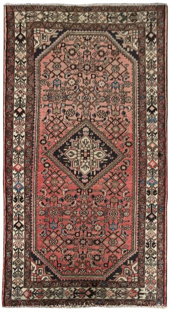 4x7 Authentic Hand-knotted Persian Hamadan Rug - Iran - bestrugplace