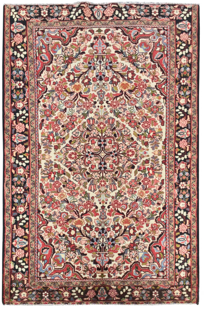 5' x 8' Multi-Color Persian Borchelu Rug