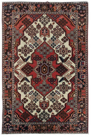 5x7 Authentic Hand-knotted Persian Hamadan Rug - Iran - bestrugplace