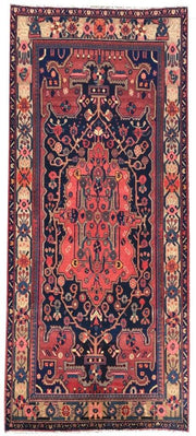 5x8 Authentic Hand-knotted Persian Hamadan Rug - Iran - bestrugplace