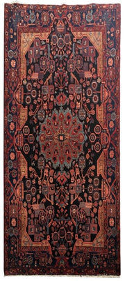 5x9 Authentic Hand-knotted Persian Hamadan Rug - Iran - bestrugplace