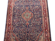 4' x 7' Navy Blue Persian Jozan Rug