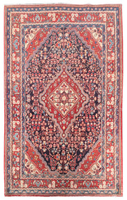 5' x 7' Red Persian Jozan Rug