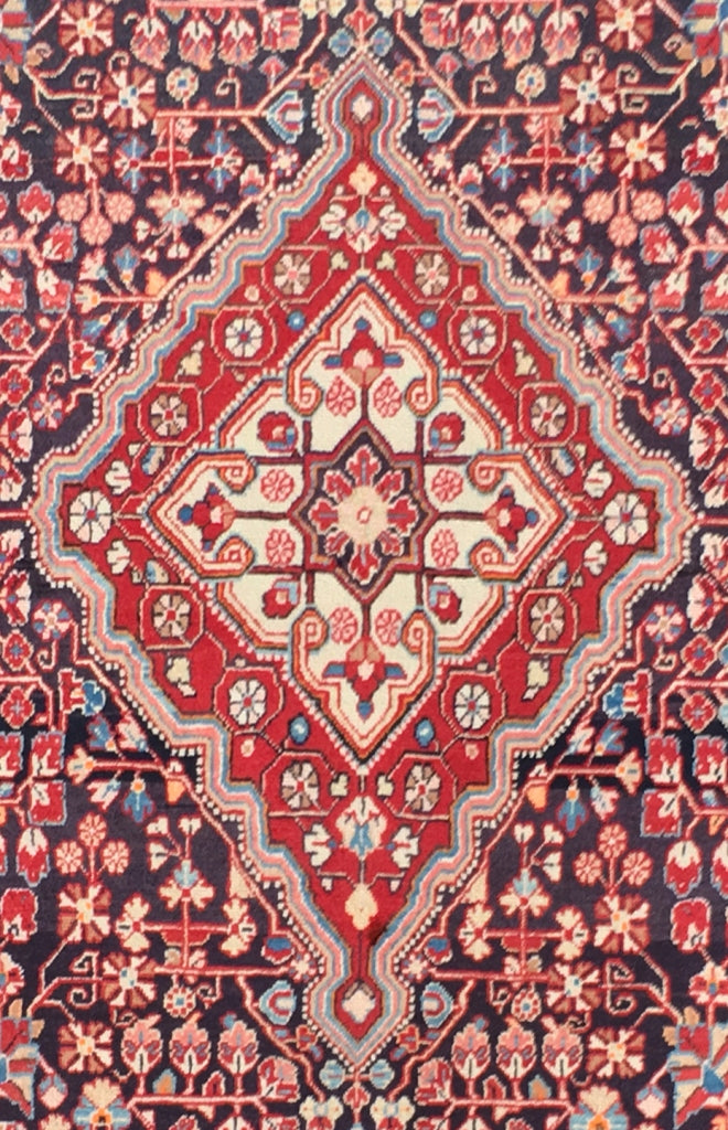 5' x 7' Red Persian Jozan Rug