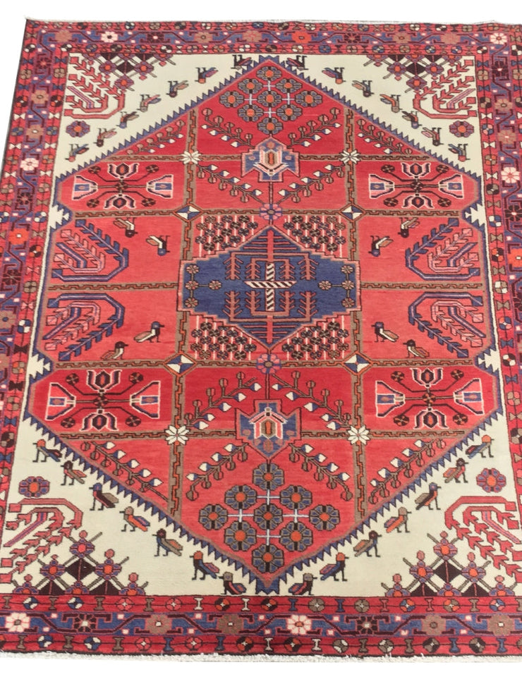 6' x 7' Persian Hamadan Rug