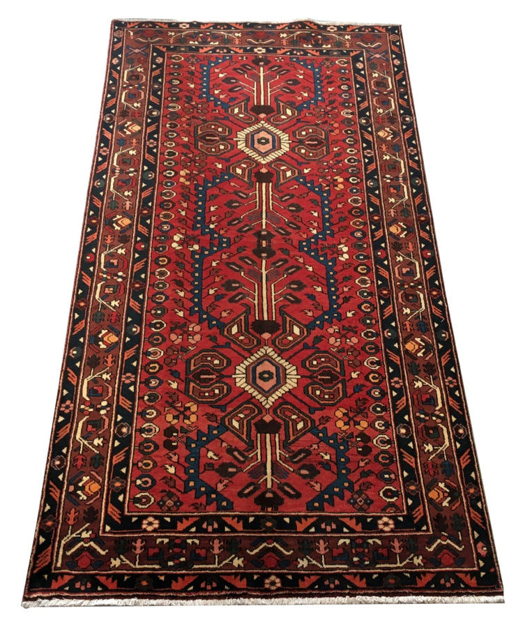 6' x 10' Red Persian Bakhtiari Rug