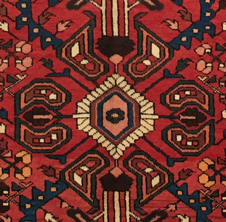 6' x 10' Red Persian Bakhtiari Rug