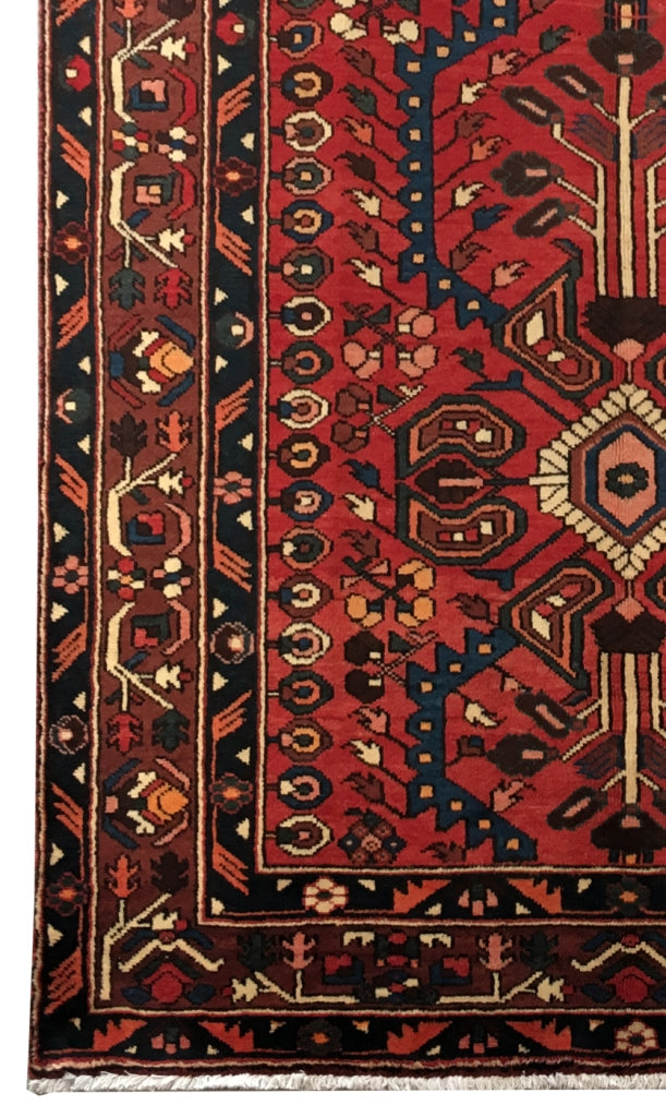 6' x 10' Red Persian Bakhtiari Rug