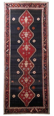 5x12 Authentic Hand-knotted Persian Hamadan Rug - Iran - bestrugplace