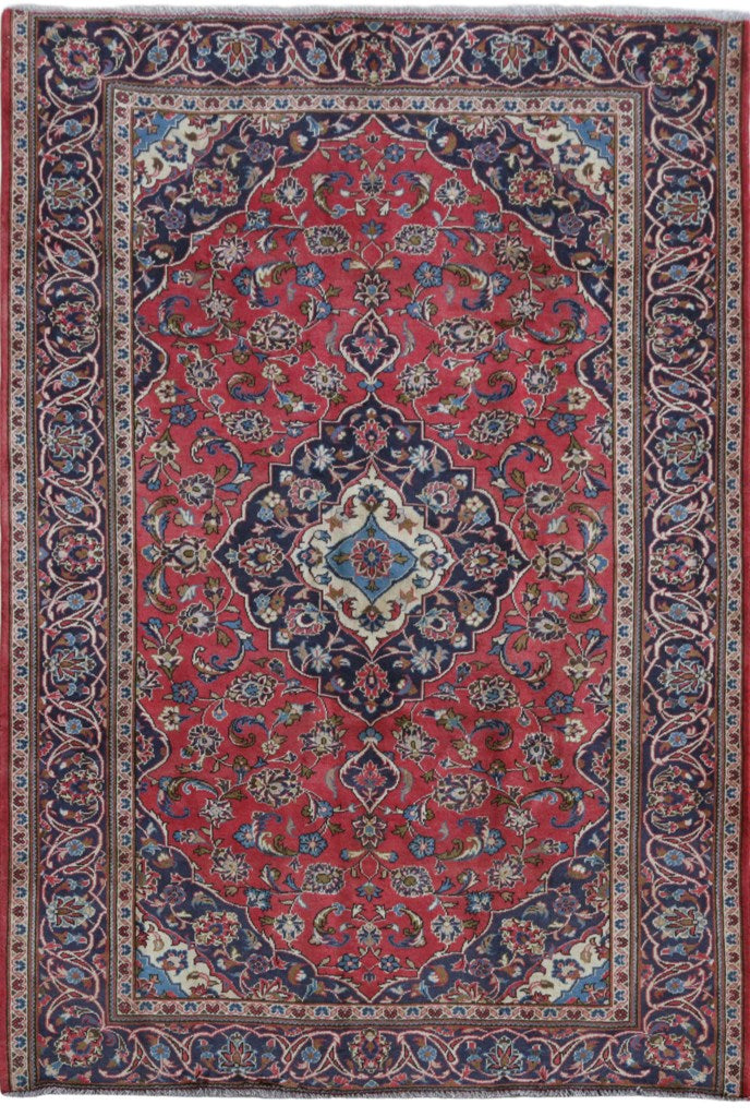 7' x 10' Red Persian Ardakan Rug