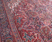 7' x 10' Maroon Persian Kashan Rug