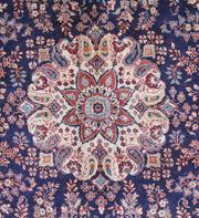 7' x 10' Blue Persian Sarouk Rug