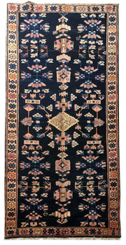 6' x 10' Mirage Blue Persian Hamadan Rug