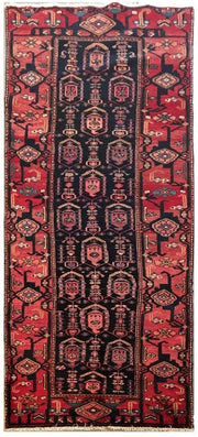 3x10 Authentic Hand-knotted Persian Hamadan Rug - Iran - bestrugplace