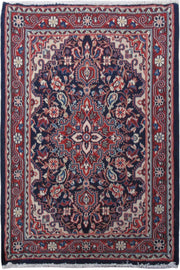 2' x 2' Navy Blue Persian Hamadan Rug