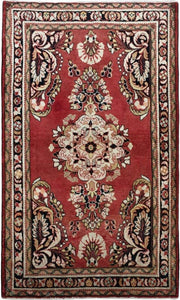 4x5 Authentic Hand-knotted Persian Hamadan Rug - Iran - bestrugplace