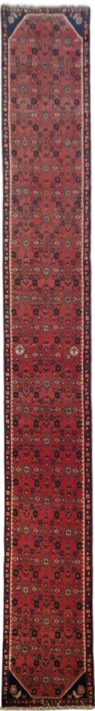 2x16 Authentic Hand-knotted Persian Hamadan Rug - Iran - bestrugplace