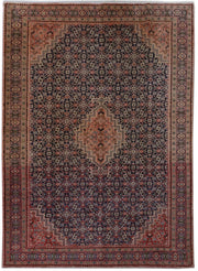 7' x 11' Navy Blue Persian Ardebil Rug