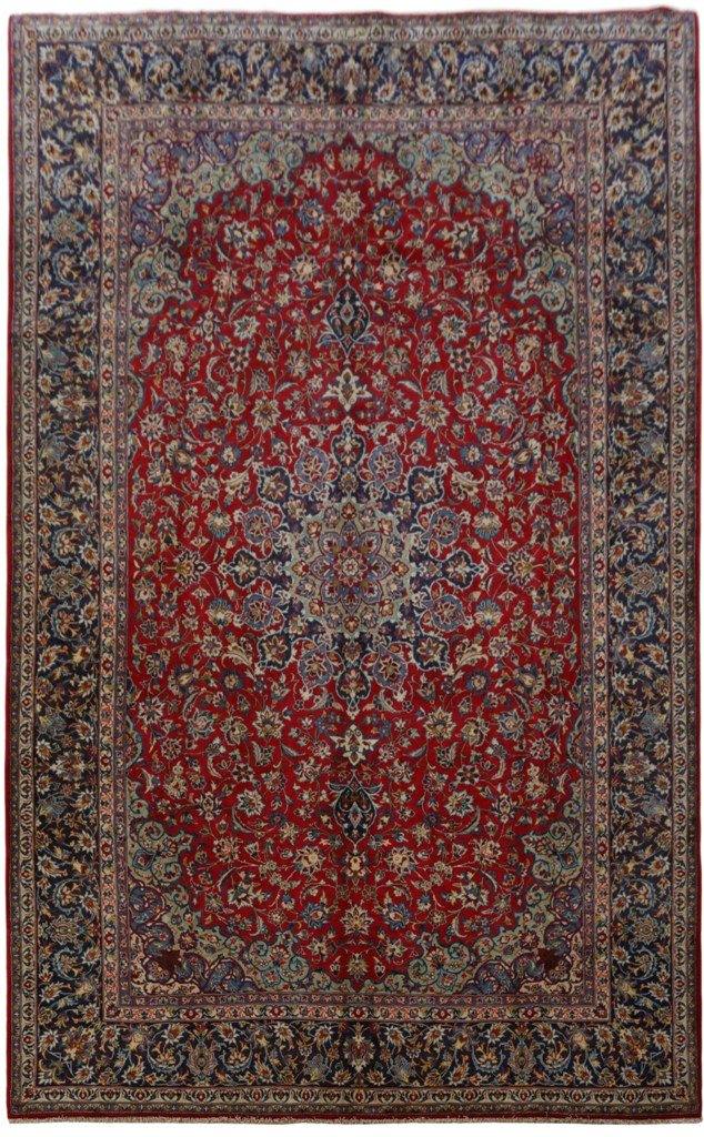 10x16 Authentic Hand-knotted Persian Signed Isfahan Rug - Iran - bestrugplace