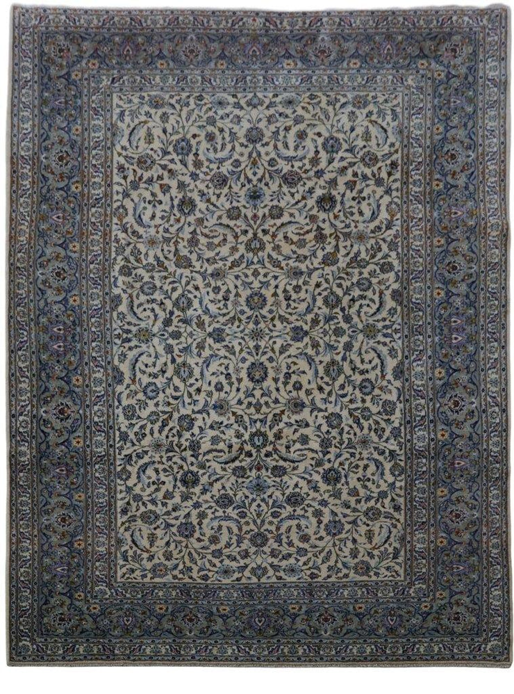 9x12 Authentic Hand-knotted Persian Signed Kashan Rug - Iran - bestrugplace