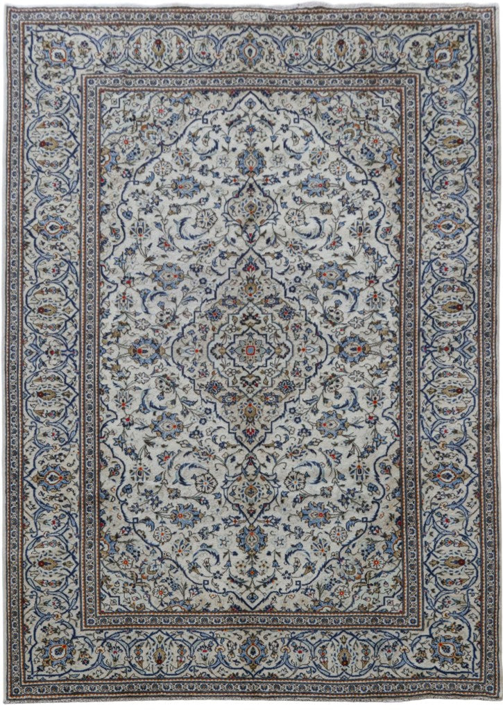 8' x 12' Pistachio Green Persian Signed Ardakan Rug