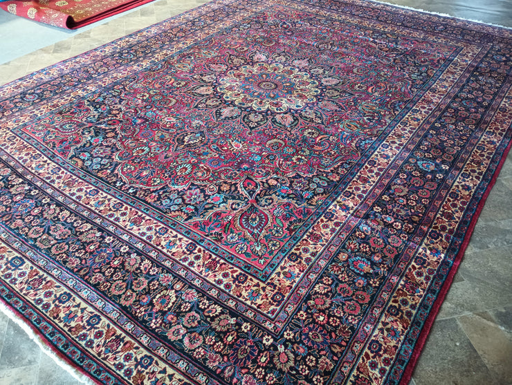 10' x 14' Genuine ANTIQUE Persian Khorasan Sheik Safi Rug AMAZING CARPET