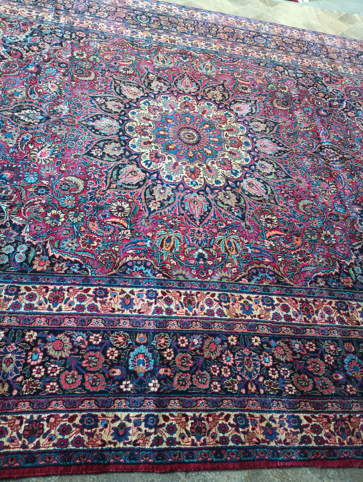 10' x 14' Genuine ANTIQUE Persian Khorasan Sheik Safi Rug AMAZING CARPET