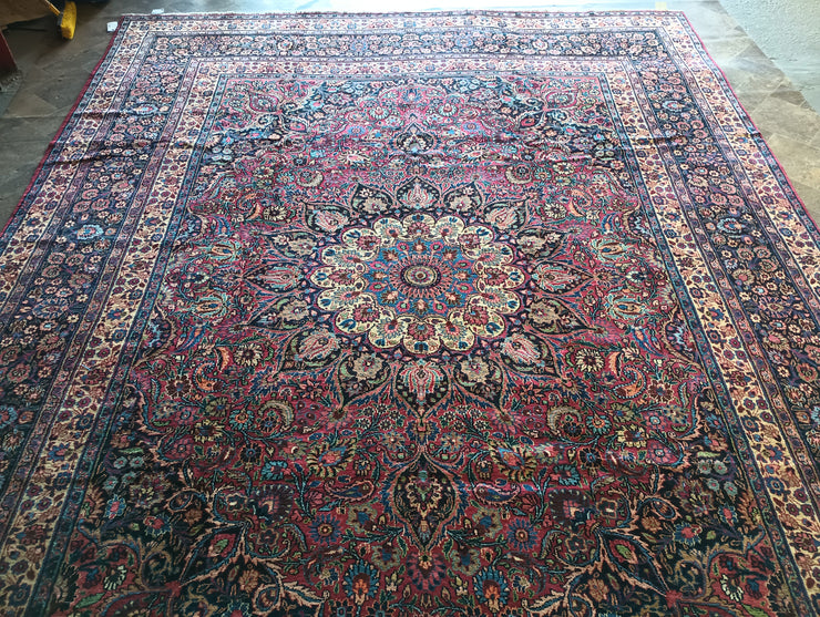 10' x 14' Genuine ANTIQUE Persian Khorasan Sheik Safi Rug AMAZING CARPET