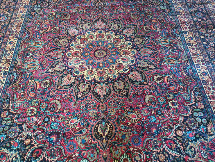 10' x 14' Genuine ANTIQUE Persian Khorasan Sheik Safi Rug AMAZING CARPET