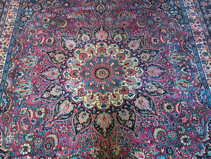 10' x 14' Genuine ANTIQUE Persian Khorasan Sheik Safi Rug AMAZING CARPET