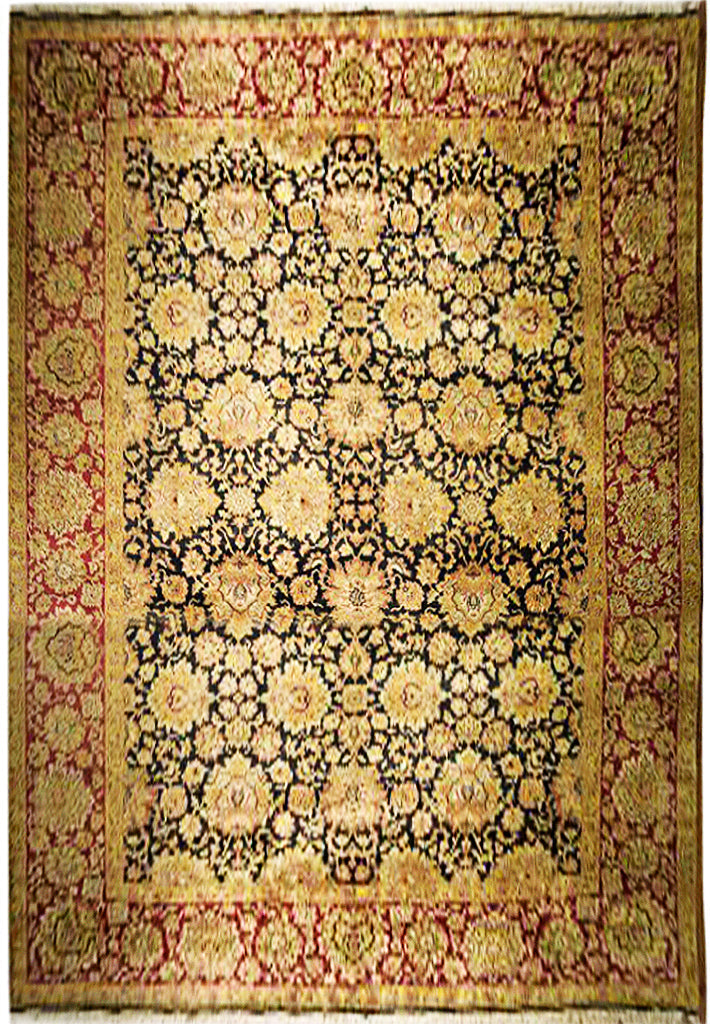 9' x 11' Black  Traditional QUALITY Jaipour Rug