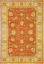 12' x 16' Coral Red Chobi Peshawar Rug