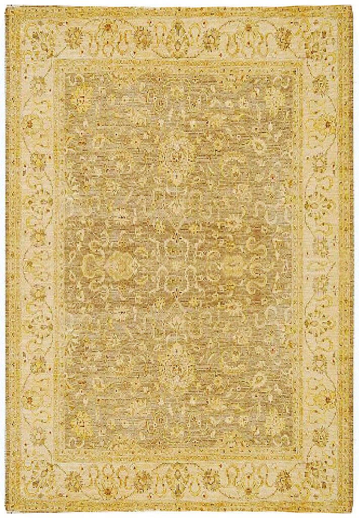 EARTH TONE NEUTRAL SAGE GREEN BROWN 12' x 15' Chobi Peshawar Zigler Rug