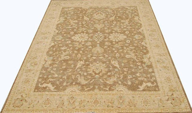 16' x 20' Brown Chobi Peshawar Rug