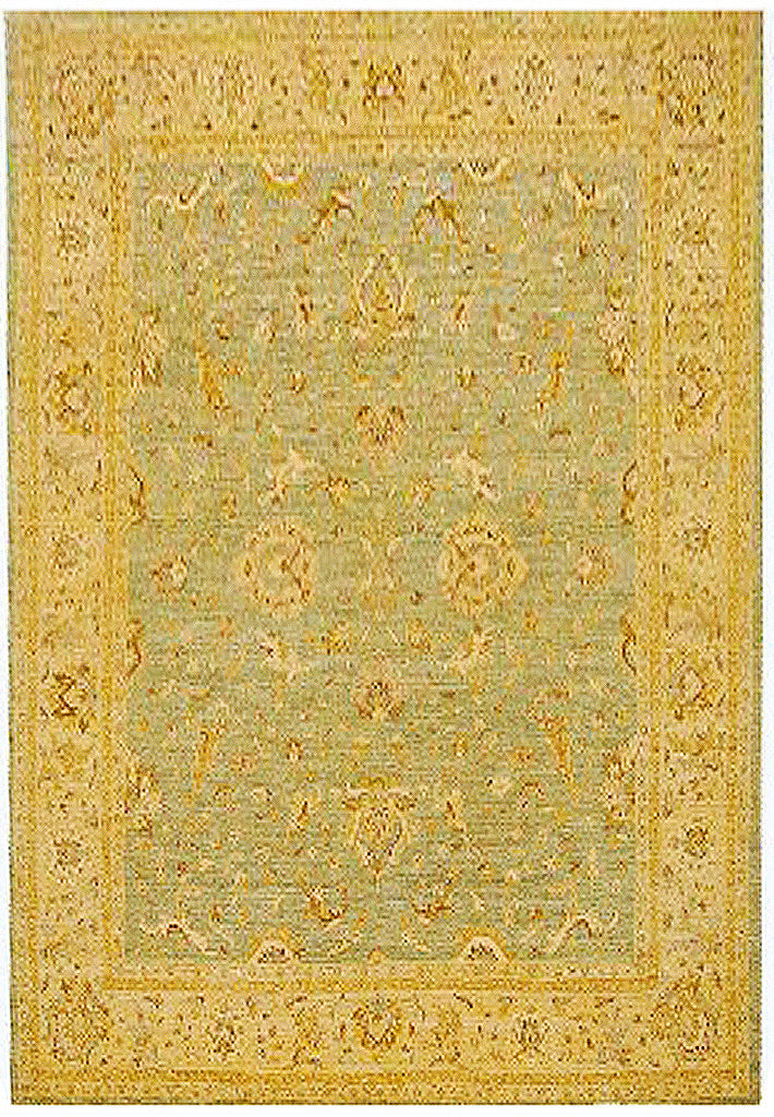 14' x 16' Nuetral Mint Green Zigler Chobi Peshawar Rug