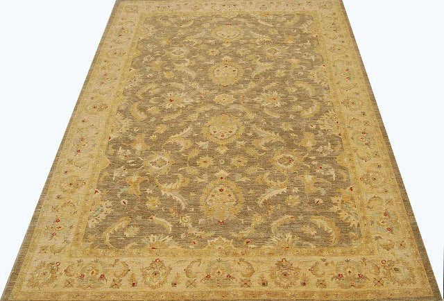 14' x 20' Brown Chobi Peshawar Rug