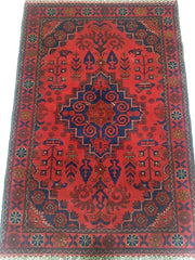 5' x 3' Red Khal Momadi Rug