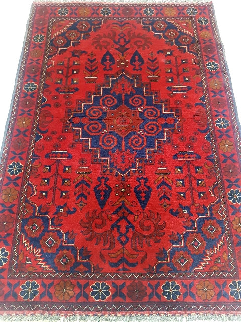 5' x 3' Red Khal Momadi Rug